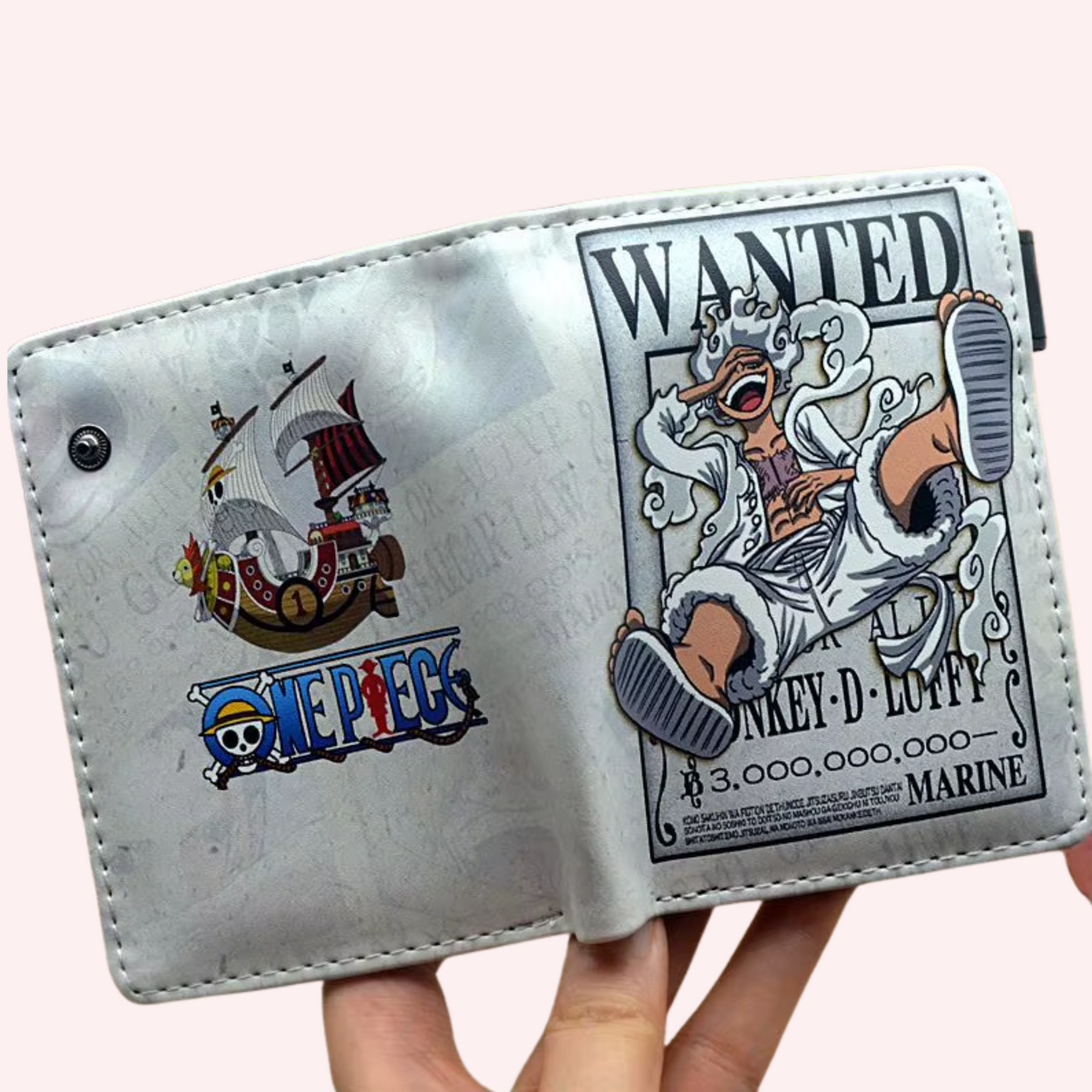 Gear 5 Luffy Wallet Silver