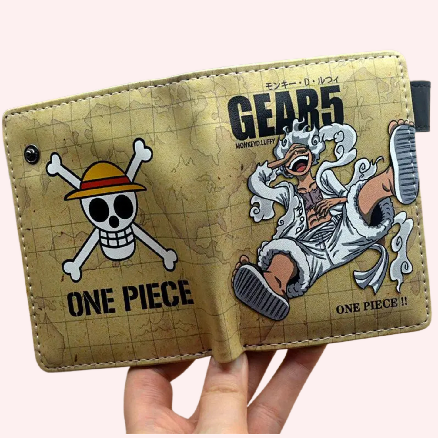 Gear 5 Luffy Wallet Beige