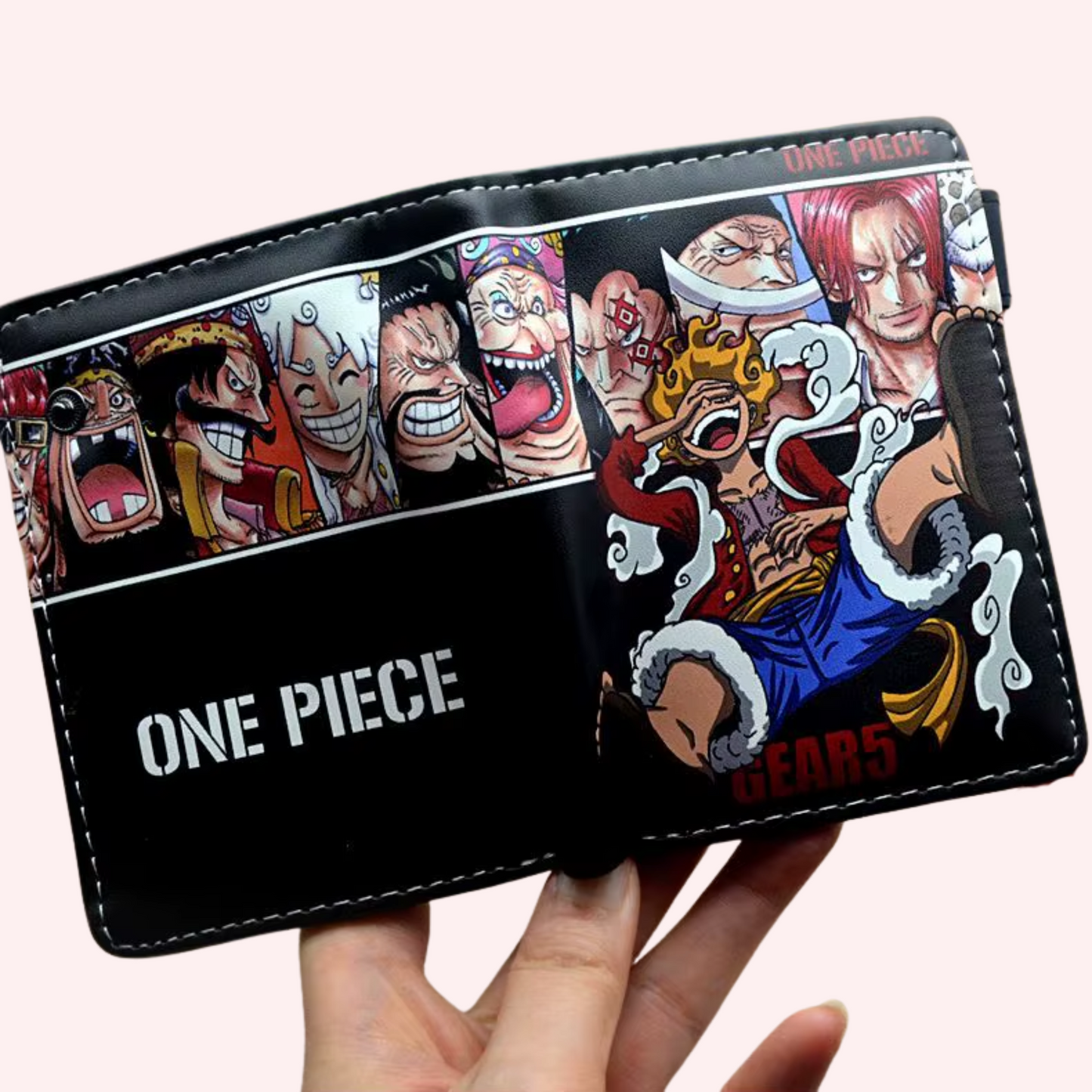 Gear 5 Luffy Wallet Black V2