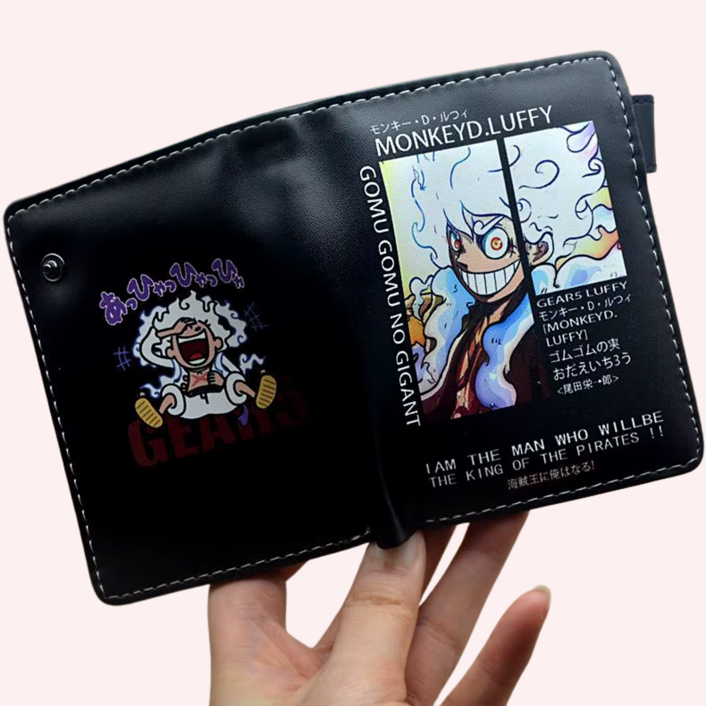 Gear 5 Luffy Wallet Black